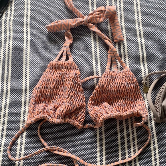 Two Tori Praver swimwear halter tops - Picture 4 of 5